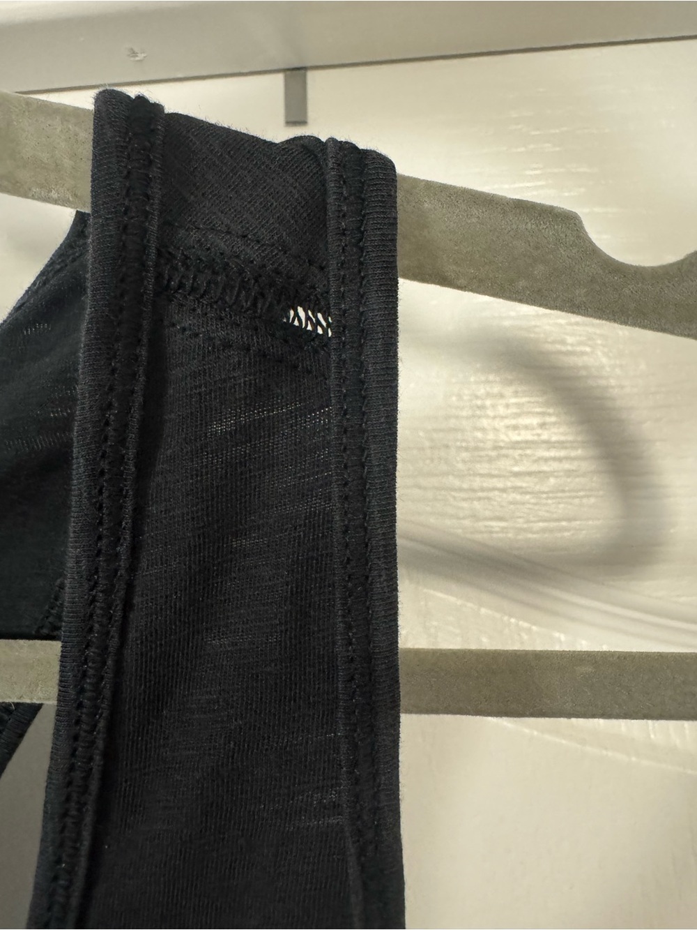 Lululemon Athletica Black Heathered Racerback Tank with Mesh Details - Picture 4 of 11